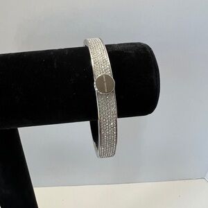 Michael Kors Silver Crystal Bangle